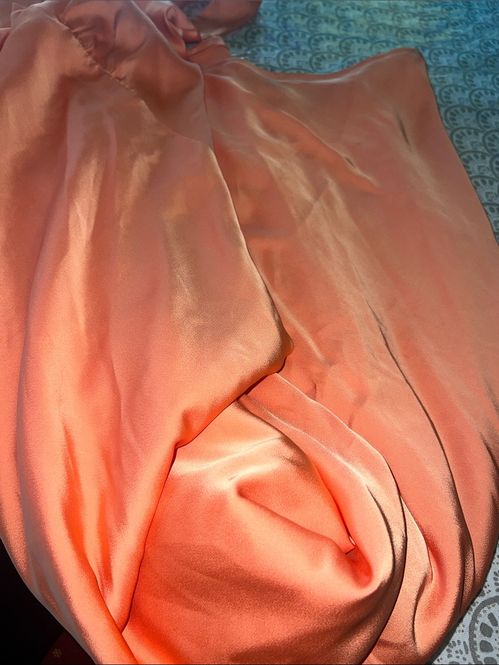 Birdy Grey Coral Orange Maxi Dress - Picture 3 of 6